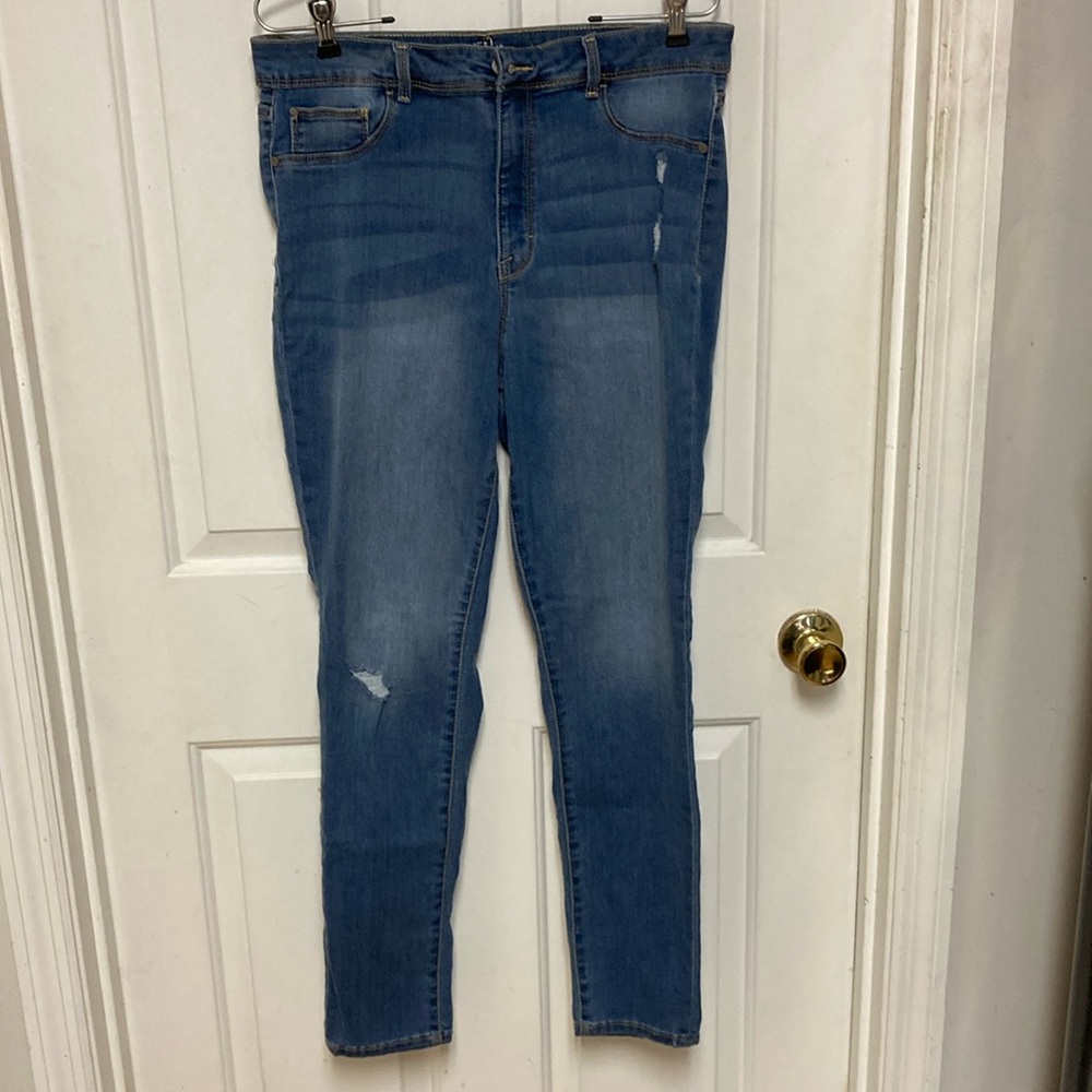 18 high rise ankle jeggings